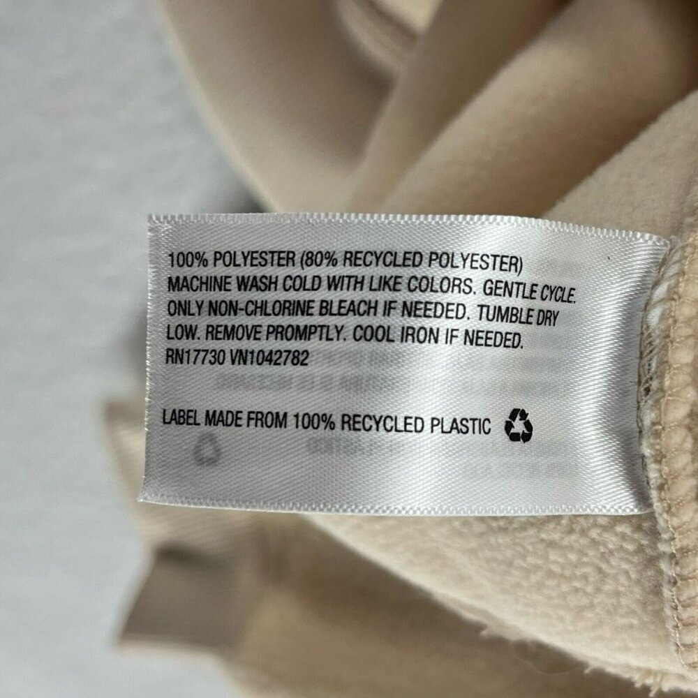 Universal Thread Sweater Women's Sz M Beige Sherpa Fleece Pullover Long Sleeves - Picture 11 of 12